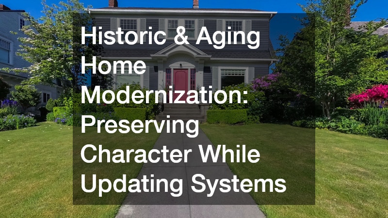 Historic and Aging Home Modernization  Preserving Character While Updating Systems